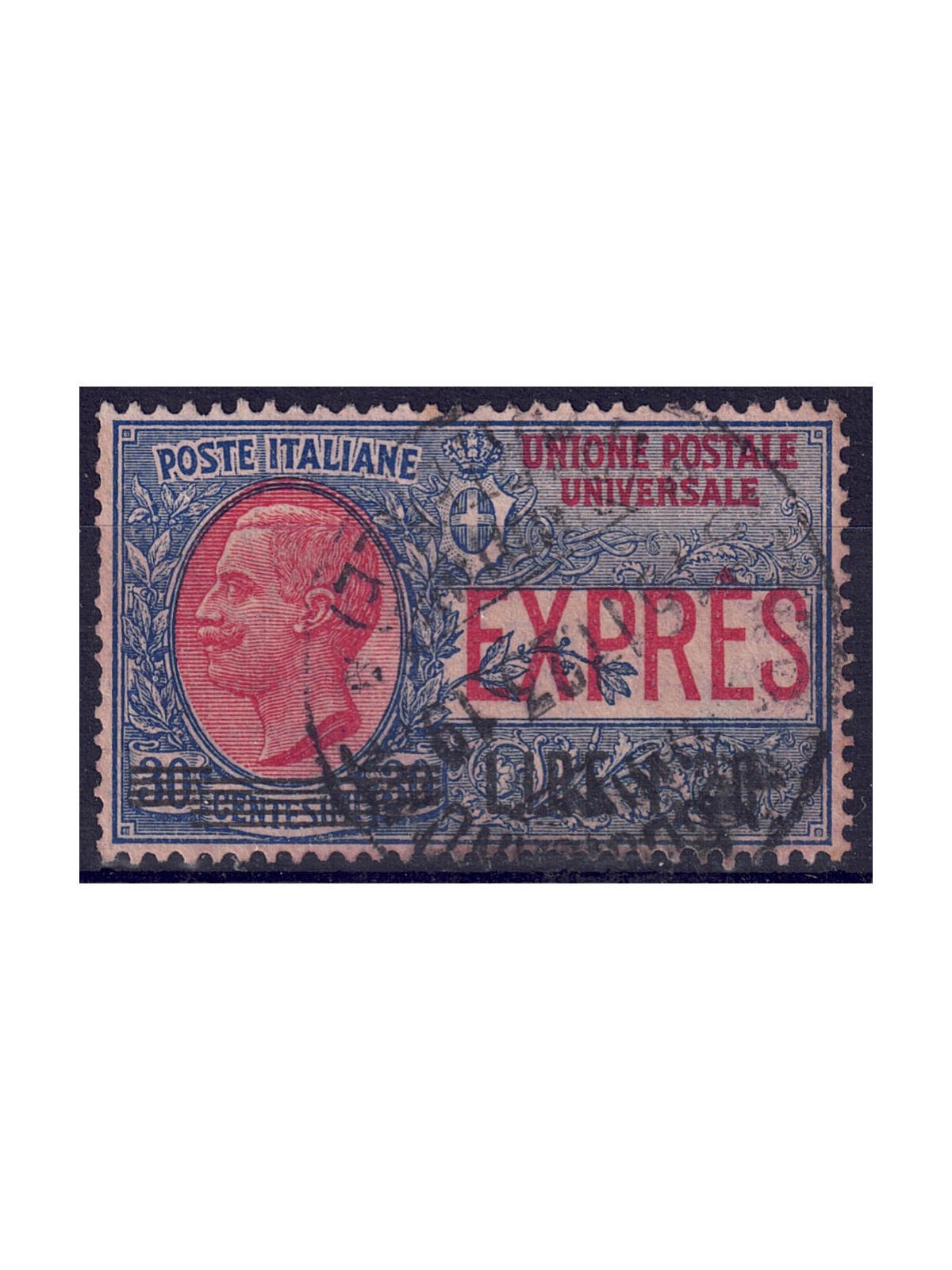 ITALY KINGDOM 1921 Express overprinted us