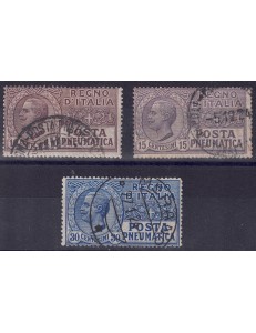 ITALY KINGDOM 1913-23 Pneumatic post 3v us