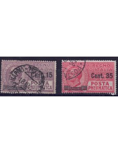 ITALY KINGDOM 1927 Pneumatic Post 2v us