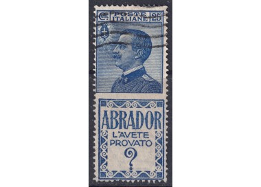ITALIA REGNO 1924-25 Pubblicitari 25c (Abrador) us
