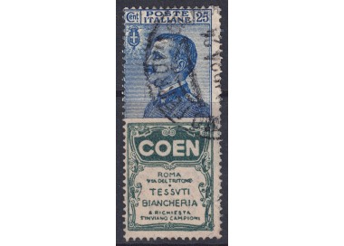 ITALIA REGNO 1924-25 Pubblicitari 25c (Coen) us