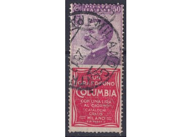 ITALIA REGNO 1924-25 Pubblicitari 50c (Columbia) us