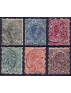 ITALIA REGNO 1884-86 Pacchi postali 6v us