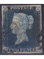 GREAT BRITAIN 1840 Effigy of Queen Victoria (2p blue) us ©