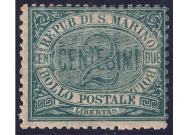 SAN MARINO 1877-90 2c green MH*