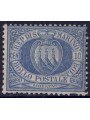SAN MARINO 1877-90 10c oltremare MH*