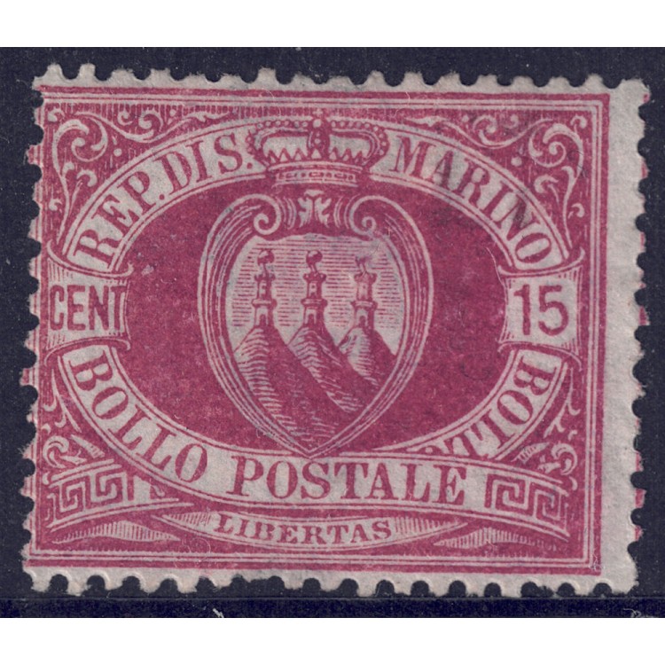 SAN MARINO 1892-94 15c bruno carminio MH*