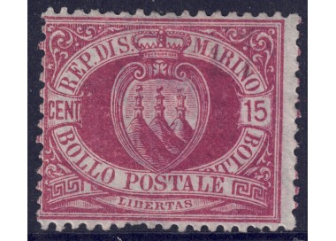 SAN MARINO 1892-94 15c bruno carminio MH*