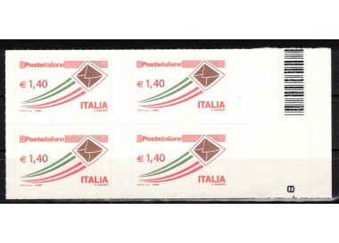 ITALY 2009 Ordinary €1.40 (in block of four) MNH**