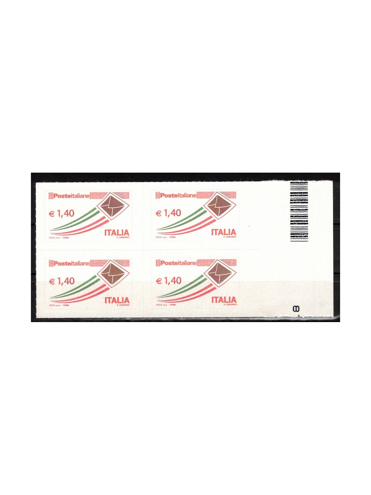 ITALIA 2009 Ordinaria 1,40 € (in quartina) MNH**