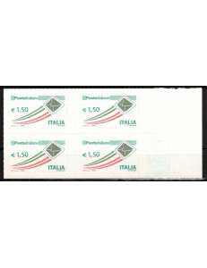 ITALY 2009 Ordinary €1.50 (in block of four) MNH**