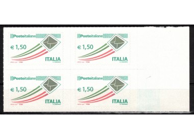 ITALY 2009 Ordinary €1.50 (in block of four) MNH**