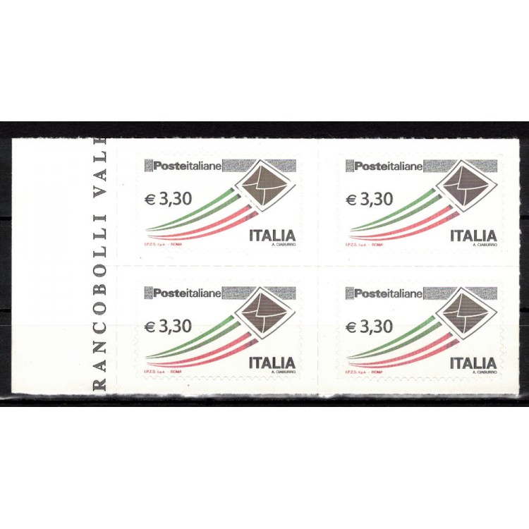 ITALIA 2009 Ordinaria 3,30 € (in quartina) MNH**