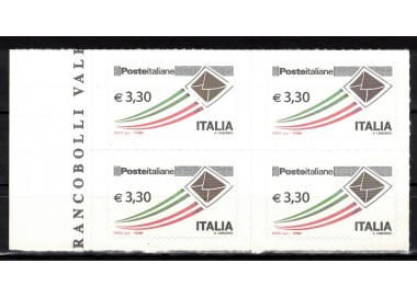 ITALIA 2009 Ordinaria 3,30 € (in quartina) MNH**