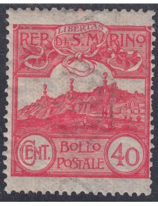 SAN MARINO 1903 40c vermilion MH*