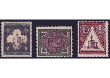 SAN MARINO 1894 Government Building 3v MH*