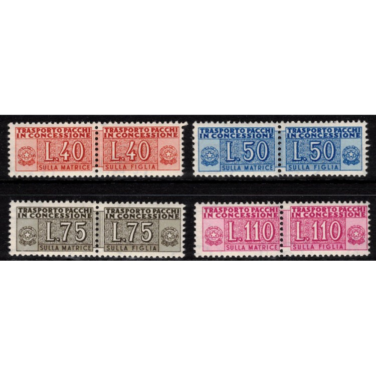 ITALIA 1953 Pacchi in concessione 4v MNH**
