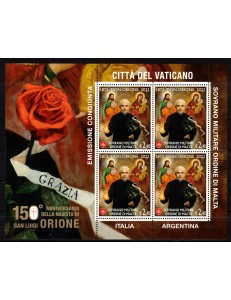 SMOM 2022 San Luigi Orione m/s MNH**