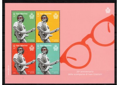 SAN MARINO 2022 Ivan Graziani BF MNH**