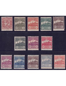 SAN MARINO 1921-23 Cifra o veduta di San Marino 13v MH*