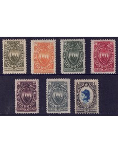 SAN MARINO 1923 Pro Red Cross 7v MH*