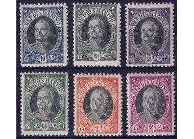 SAN MARINO 1926 Antonio Onofri 6v MH*