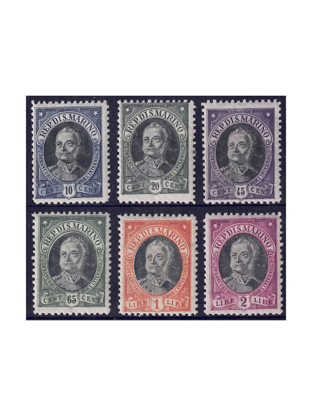 SAN MARINO 1926 Antonio Onofri 6v MH*