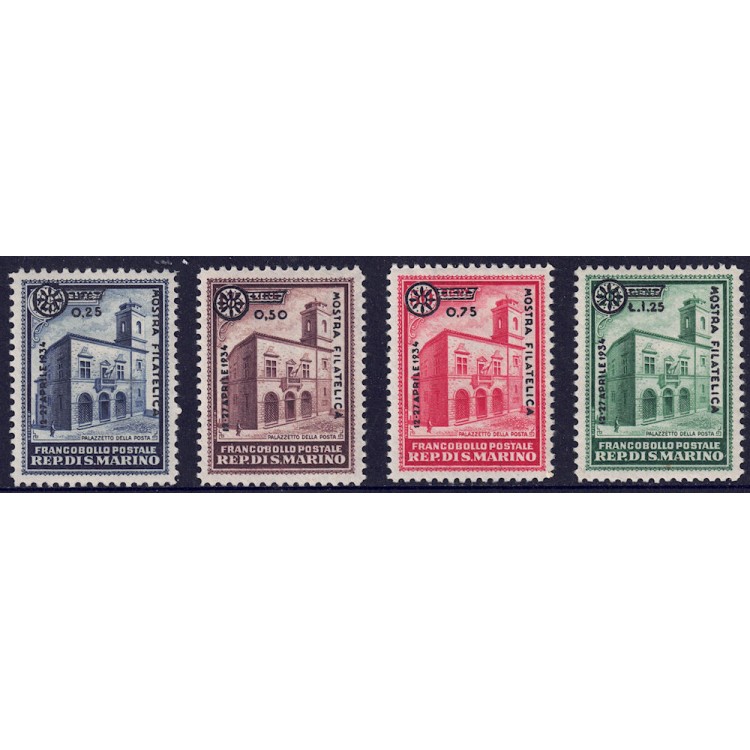 SAN MARINO 1934 Milan Fair 4v MH*