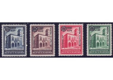 SAN MARINO 1934 Fiera di Milano 4v MH*