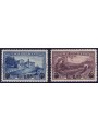 SAN MARINO 1936 Saint Francis (overprinted) 2v MH*