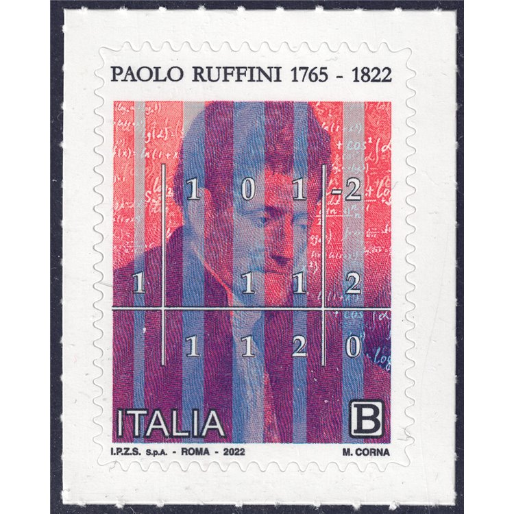 ITALIA 2022 Paolo Ruffini MNH**