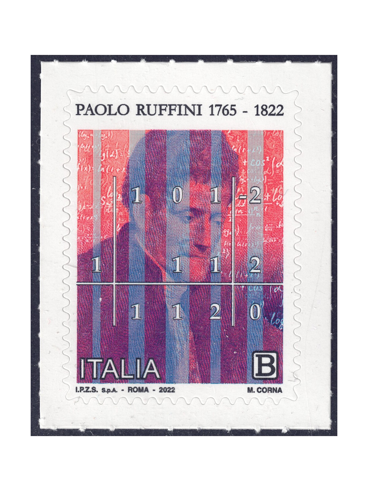 ITALIA 2022 Paolo Ruffini MNH**