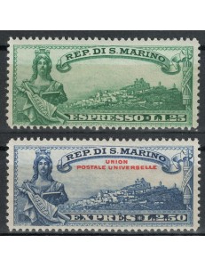 SAN MARINO 1929 Express 2v MH*