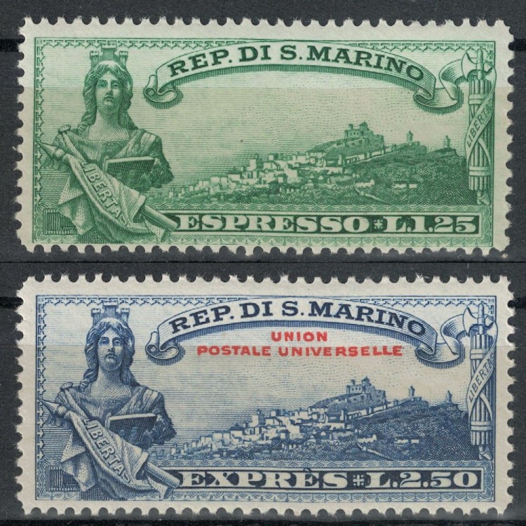 SAN MARINO 1929 Express 2v MH*