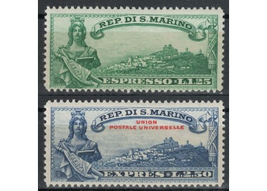 SAN MARINO 1929 Express 2v MH*