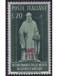 TRIESTE A 1950 Guido d'Arezzo MNH**