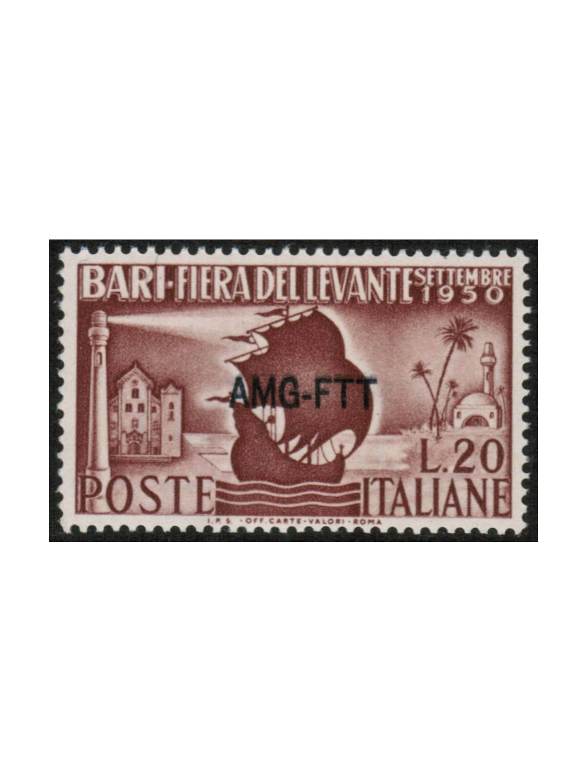 TRIESTE AT 1950 Fiera del Levante MNH**