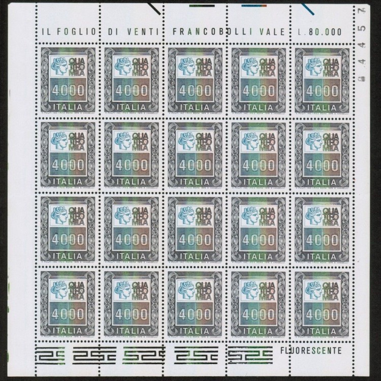 ITALIA 1978-79 Alti valori £ 4000 MF MNH**