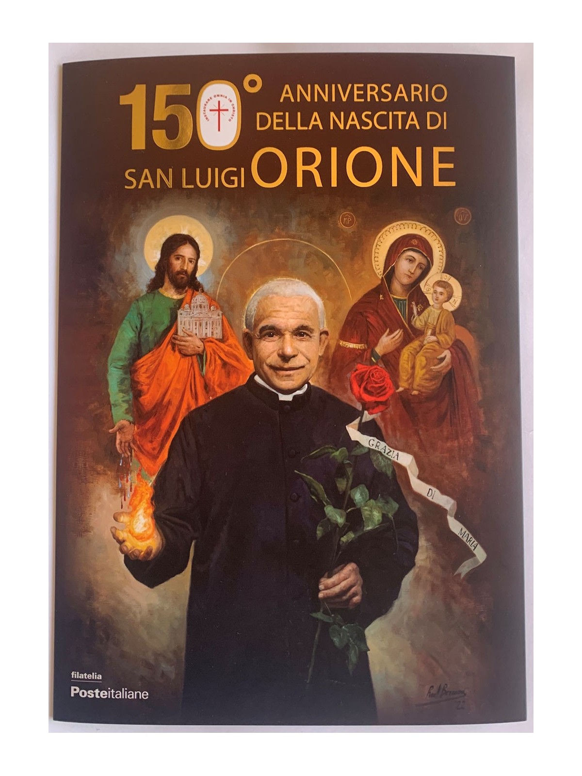 ITALY 2022 Folder San Luigi Orione (Joint Issues)