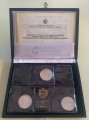 SAN MARINO 1981 Trittico Virgilio, 3 Monete in Argento FDC