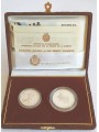 SAN MARINO 1987 Dittico Universiadi di Zagabria, L.500 e L.1.000 in Argento FDC