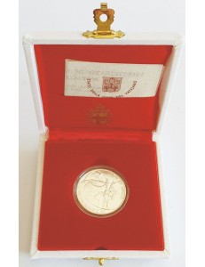 VATICAN 1992 Discovery of America commemorative coin, 500 pounds in silver UNC