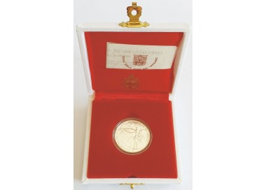 VATICANO 1992 Moneta celebrativa Scoperta dell'America, 500 £ in argento FDC