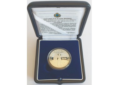 SAN MARINO 2005 - 500th Anniversary of the Uniformed Militia €10 Silver Proof Coin