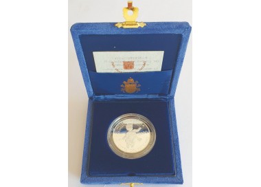 VATICAN 2000 L.2,000 silver coin of the Bimillennium of the birth of Jesus proof