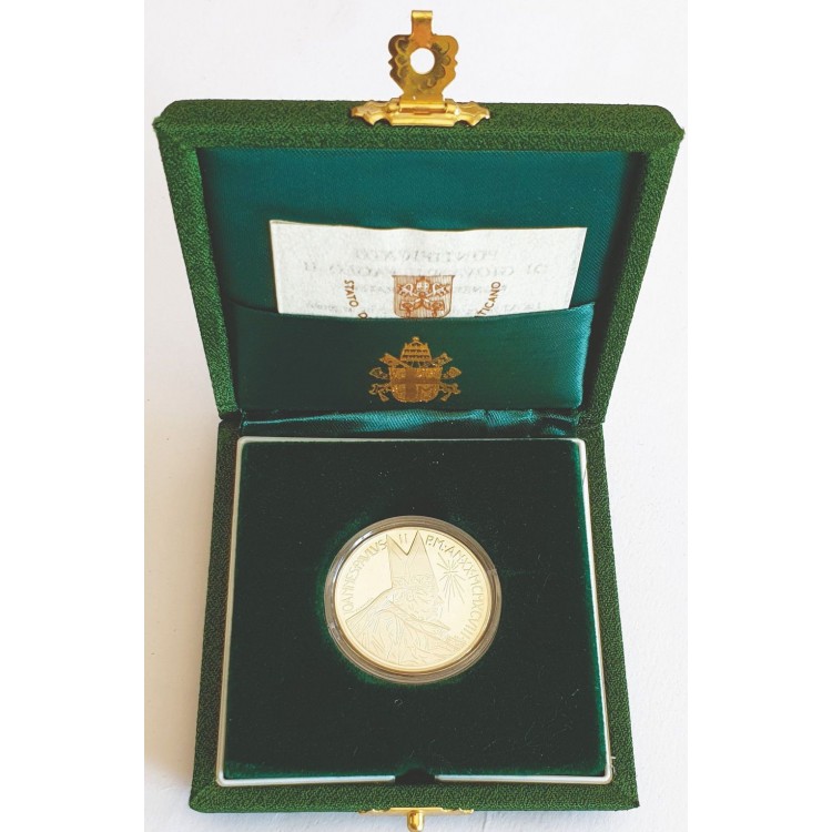VATICAN 1998 Silver Coin Exhibition of the Shroud proof