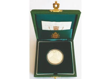 VATICANO 1998 Moneta in argento Ostensione della Sindone proof