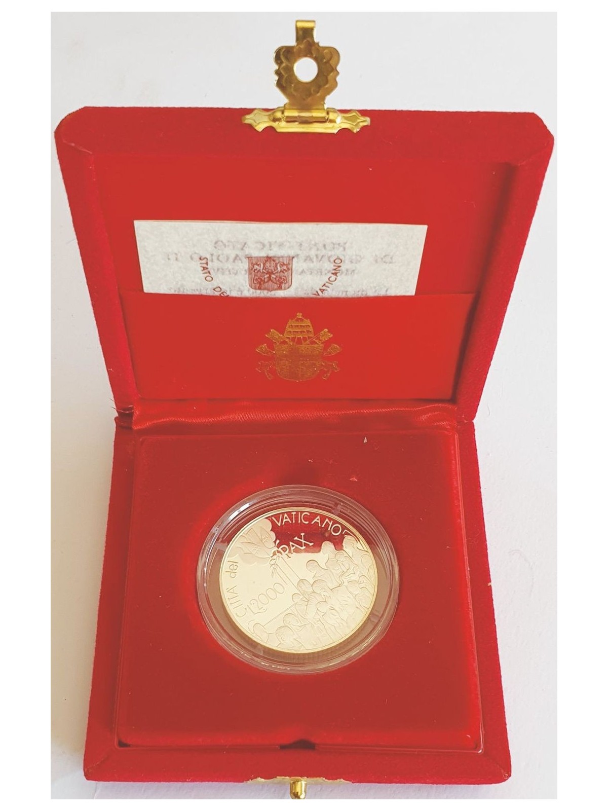 VATICAN 2001 Silver Coin Dialogue between Cultures proof