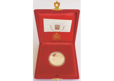 VATICANO 1995 Moneta in argento dell'anno Internazionale della Donna proof