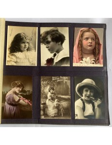 Album di Cartoline soggetti vari (Donne, bambini, suocere, innamorati)